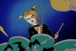 drummer female drums gif animated female drummer