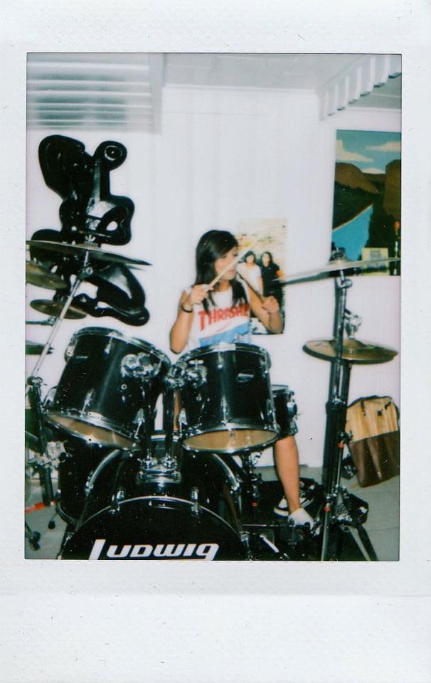 Illan Di Marco Tom Tom Magazine Amazing Girl Drummer  /></p>
<p>TTM: Why the drums?</p>
<p>Illana: I’ve always marched to the beat of my own drum (literally.) I grew up skateboarding, playing drums, guitar, and piano. I grew up loving action figures and The Munsters and Dracula unlike many girls my age. Also, my drum playing reflects that. My drum playing and style shows my weirdness and love for different types of music ranging from, alternative rock to pop punk, to pop rock, to indie folk, to indie rock. I’m very unique when it comes to my playing and also myself as a person.</p>
<p><img decoding=