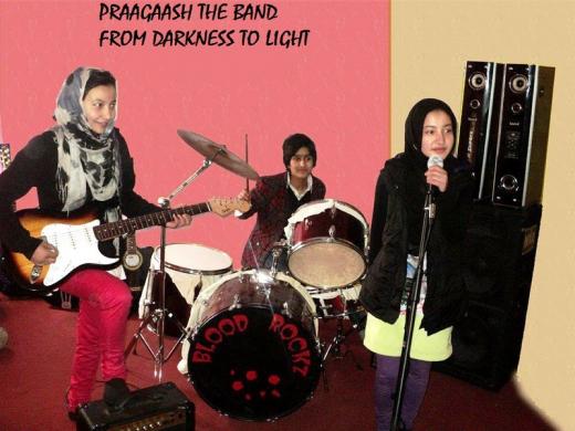 pragaash banned all girl band indian drummers tom tom magazine