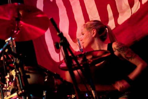 Talented Metal Drummer Fernanda Terra of Kambo Tom Tom Magazine