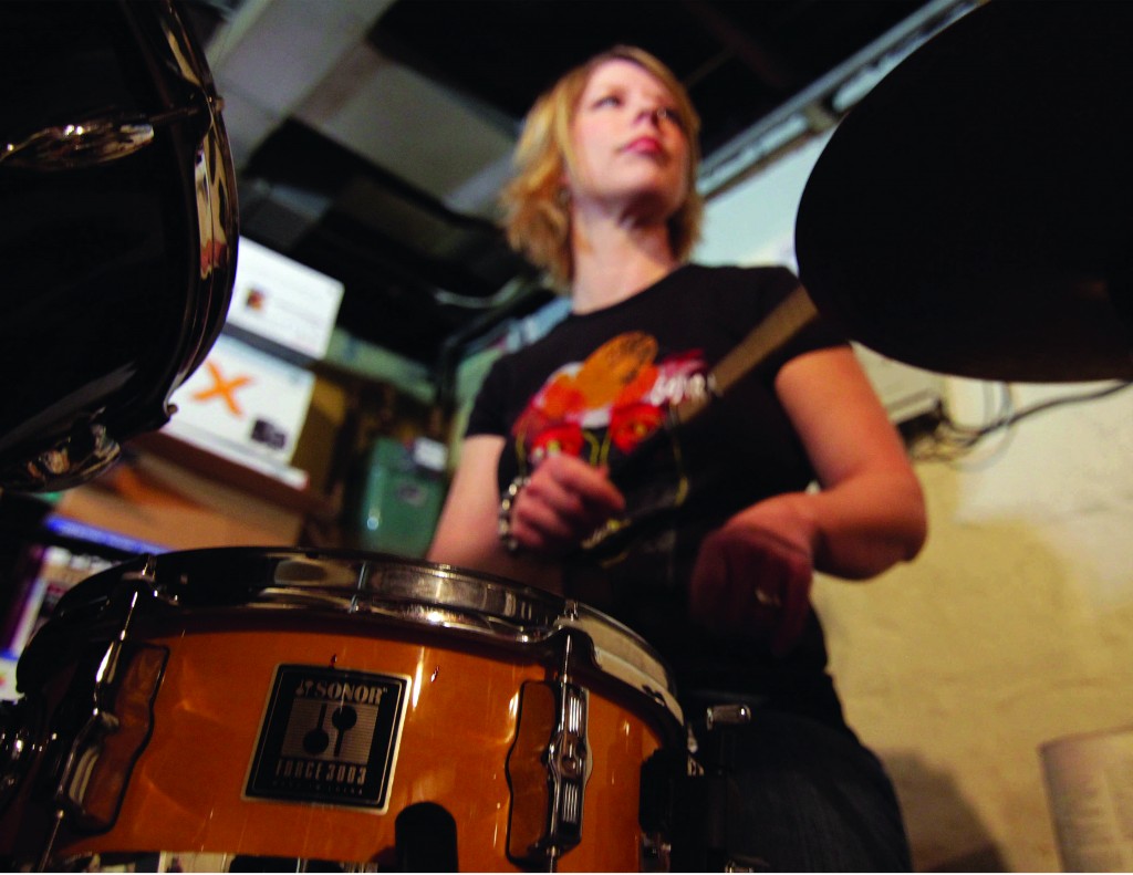 Terri Lewis Music Magazine for Women Best Woman Drummer Drumset