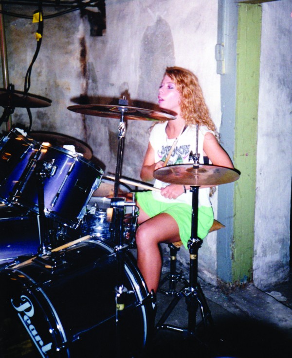 Terri Lewis Music Magazine for Women Best Woman Drummer Drumset Tom Tom Magazine