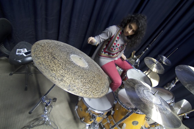 Extremely talented female drummer Kiran Gandhi Istanbul Cymbals Tom Tom Magazine