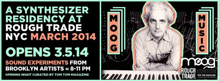 Moog Synthesizer Residency at Rough Trade Opening Night curated by Tom Tom Magazine