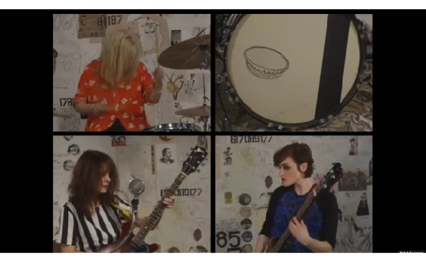 Great Female Trio Band Ex Hex video for Hot and Cold Tom Tom Magazine Women's Music Magazine